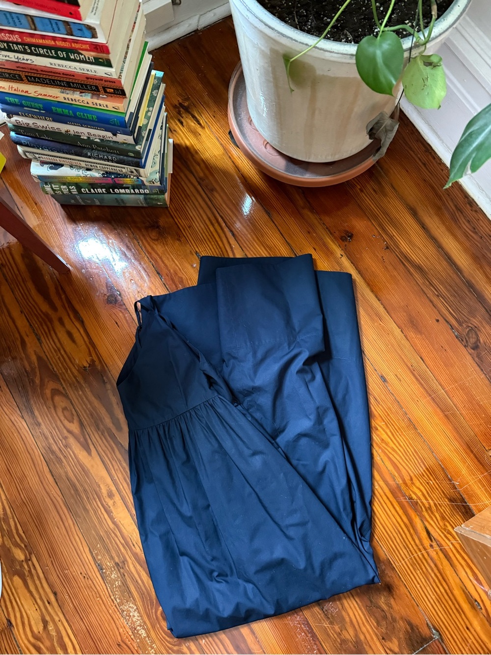 Jenni Kayne Navy Cove Dress Maxi with Side Pockets - Picture 8 of 8